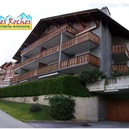 Hautes Roches - Magnifique Vue Sur La Montagne Appartement Crans-Montana