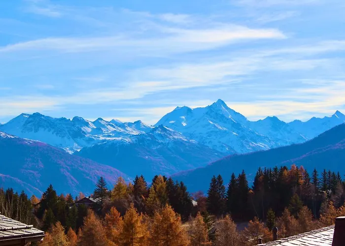 Hautes Roches - Magnifique Vue Sur La Montagne شقة كرانز مونتانا
